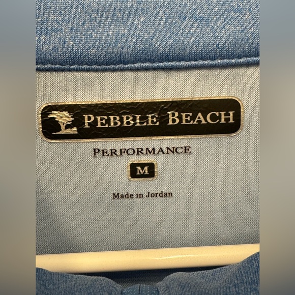 Pebble Beach Performance Men’s Medium quarter zip pullover sweatshirt - Picture 3 of 7